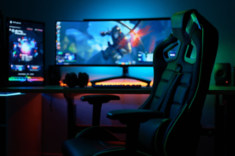 Gaming Chairs Monitors and Setups to Boost 2025 Performance